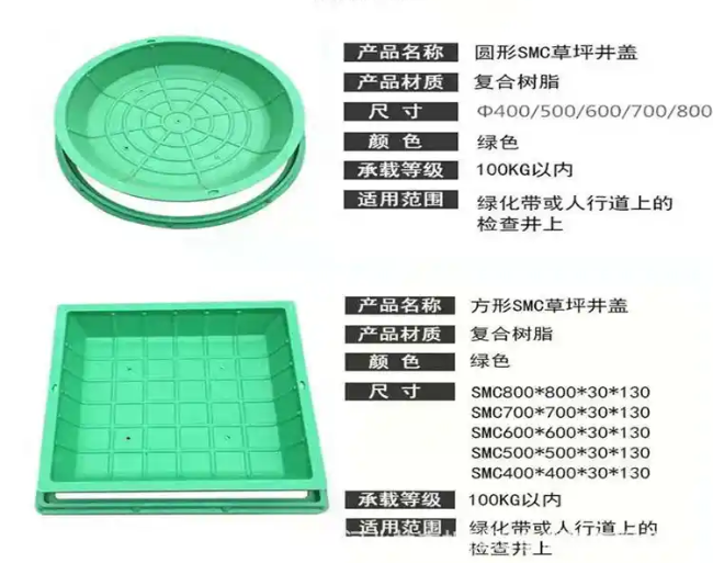 椰林镇树脂复合种植井盖展示